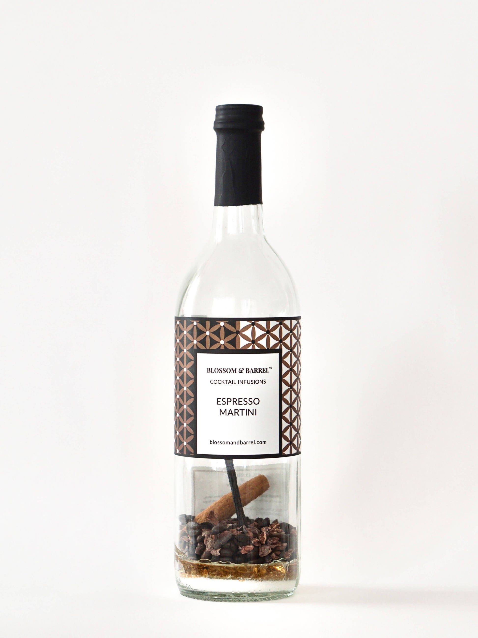 Bottle of Espresso Martini cocktail mix 
